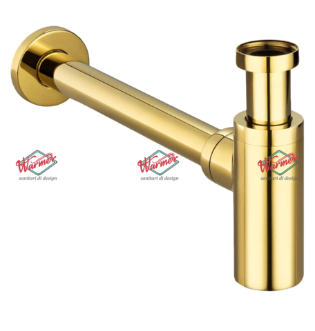 Сифон для раковины Warmer Gold Line Ql
