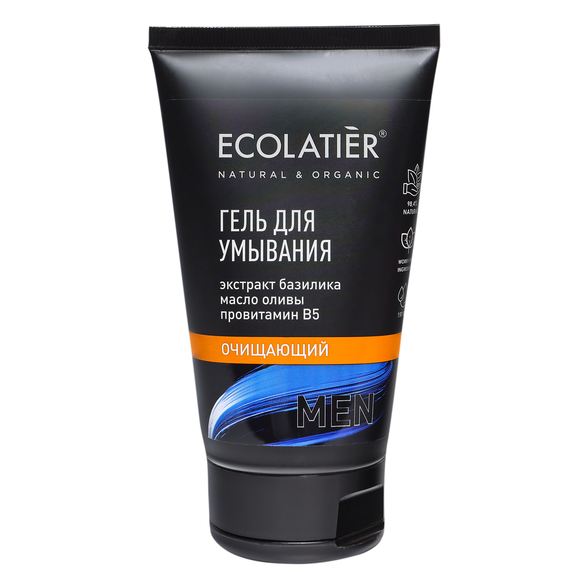 EO Laboratorie ECOLATIER MEN Гель для умывания Очищающий,мужской 150 мл