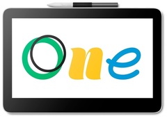 Графический планшет Wacom DTH134W0B черный