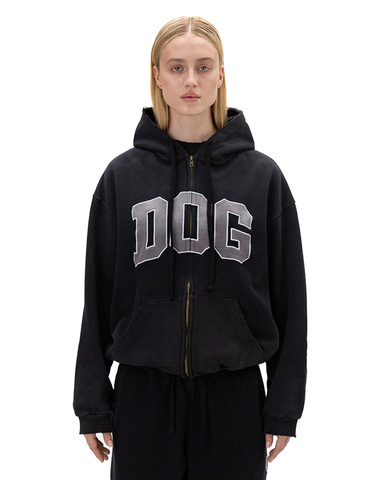 Зип-худи «DOG» черный