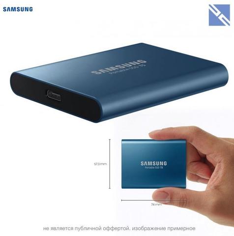 Диск SSD внешний Samsung 250Gb T5 Portable SSD
