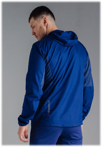 Беговой костюм с капюшоном Nordski Run Navy-Blue мужской NSM278777 ...