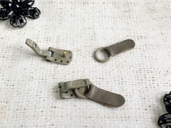 Крючки шубные AMII металл, 50мм, пр-во Польша, тёмно-бежевый