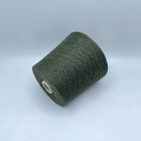 Бобинная пряжа (пр.Италия),1500м/100 гр. 80%шерсть, 20%полиамид, цвет-Полынь,меланж,арт-31812