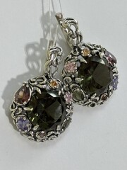 Эвридика (серьги из серебра)