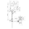 Смеситель для раковины однорычажный с донным клапаном Ideal Standard CeraPlan III B0701AA