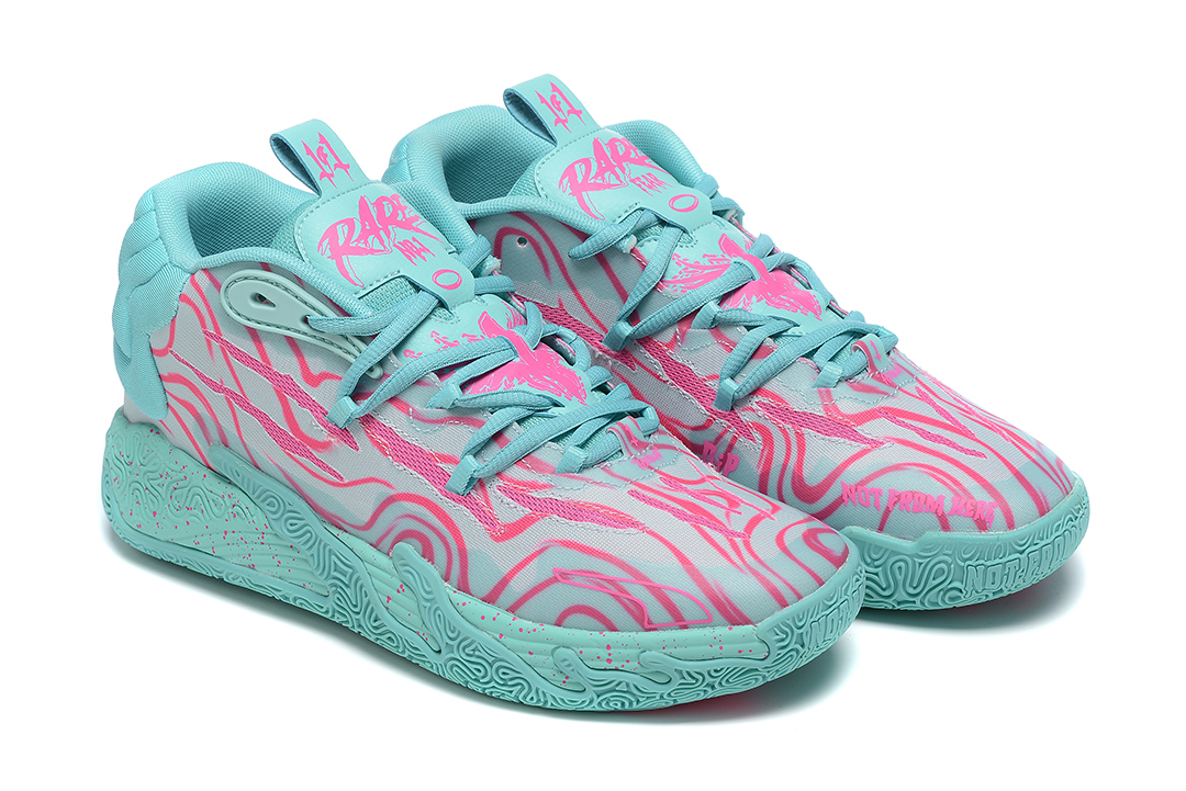 Pink and green pumas sale