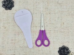 Ножницы для детского творчества с линейкой