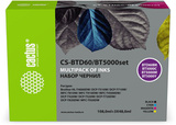 Чернила Cactus CS-BTD60, BT5000set голубой, пурпурный, желтый, черный набор 3x48мл для Brother HL-T4000DW, DCP-T510W, DCP-T710W, MFC-T810W, MFC-T910DW, MFC-T4500DW, DCP-T420W, DCP-T520W, DCP-T720DW, DCP-T820DW, MFC-T920DW
