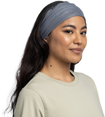 Картинка бандана-труба Buff CoolNet Solid Ash - 3