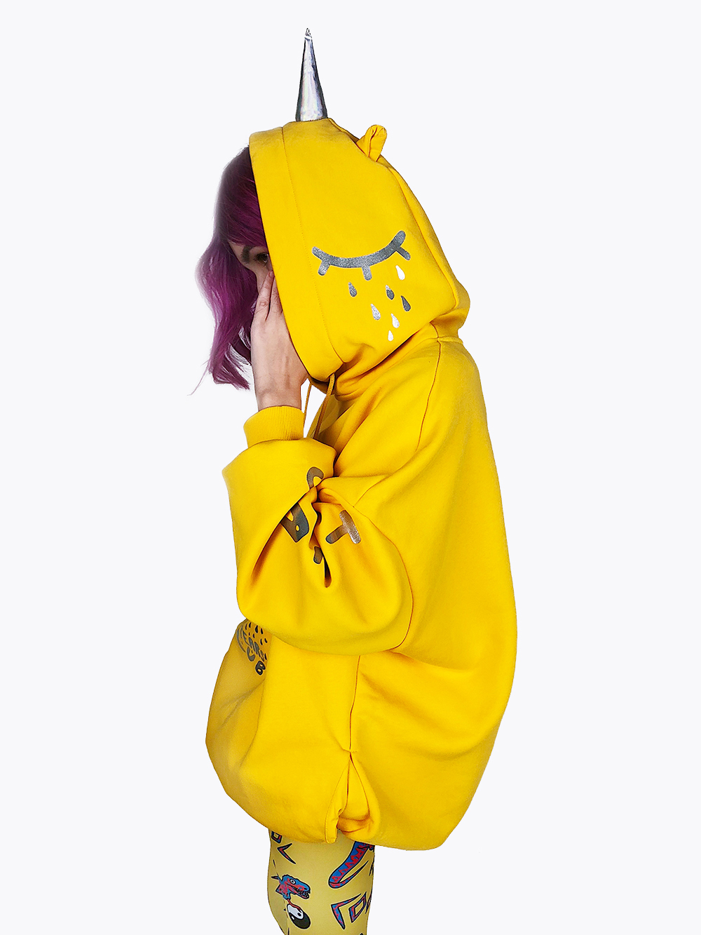 PYREX TEARS HOODIE – Canary Yellow