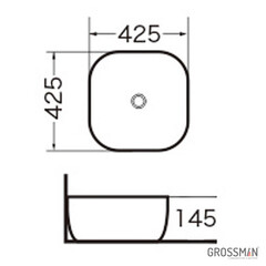 Раковина Grossman GR-3019 (42.5*42,5 см)