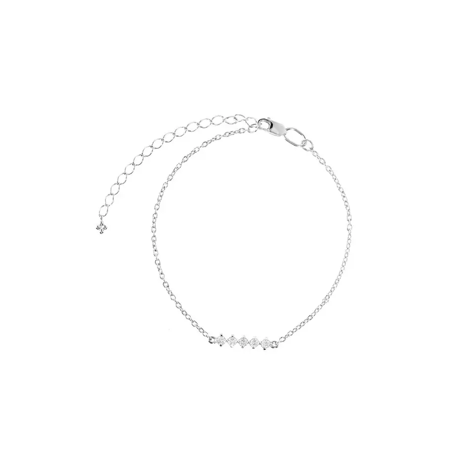 

Браслет Stone Row Bracelet - Silver