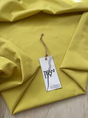 Костюмно-тренчевый хлопковый габардин с эластаном (Etro, 97%хлопок/3%эластан, Желтый лимонад, 215 гр/м2, 140)