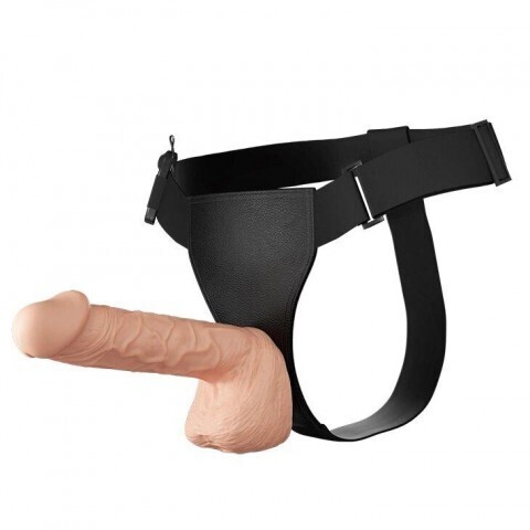 Страпон с вибрацией и пультом управления Ultra Passionate Harness (18×5 см)