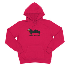 Толстовка "Такса запуталась в себе"