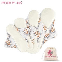 Многоразовые Эко прокладки Mora Mona_ Белые