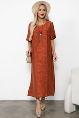 Платье Элиза (терракот) Р11-1219 Nikol