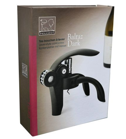 Штопор для вина пластиковый Peugeot Baltaz черный