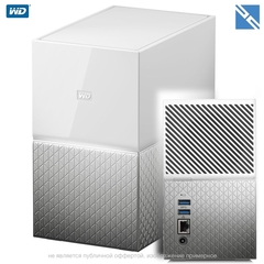 WD My Cloud Home Duo 20TB 2-Bay Personal Cloud NAS Server (2 x 10TB)