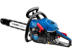 ЗУБР 56 см3, 45 см, бензопила, Профессионал (ПБЦ-560 45ДП)