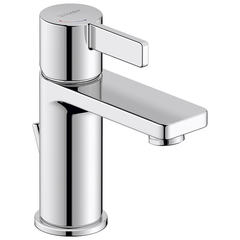 Duravit D-Neo Смеситель для раковины на 1 отв., с донным клапаном, h=151мм, излив 94мм, EcoStart цвет: хром DE1011001010 фото