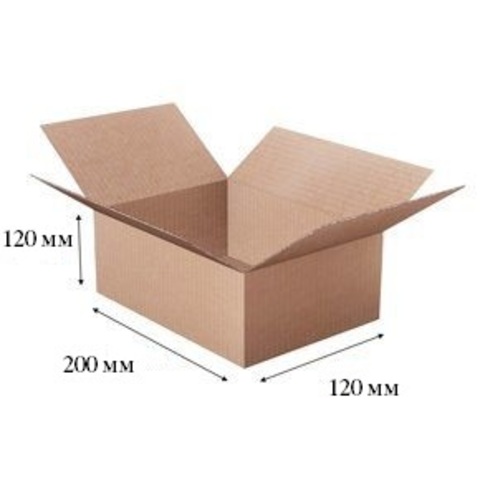 Короб картонный_четырехклапанный  P24 200х120х120