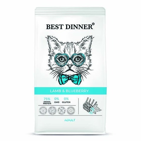 Сухой корм для кошек Best Dinner Adult Cat Lamb & Blueberry