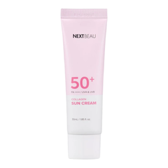 NEXTBEAU Крем солнцезащитный с коллагеном омолаживающий - Collagen sun cream SPF 50+ PA++++, 55мл