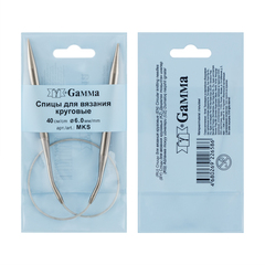 Спицы круговые Gamma MKS 40см, №6
