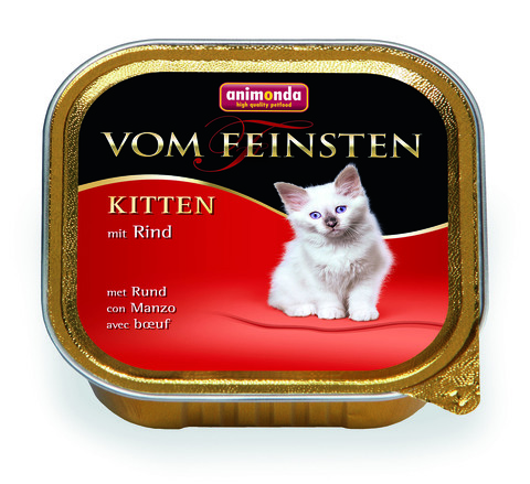 Консервы Animonda Vom Feinsten Kitten с говядиной для котят