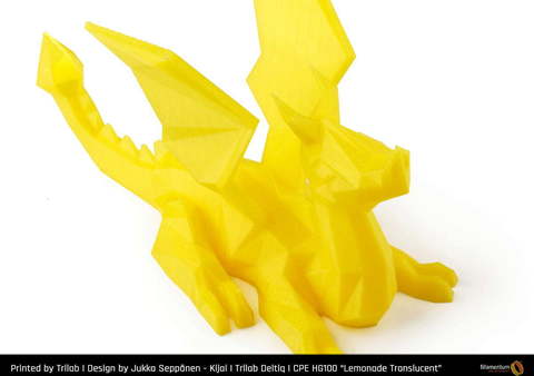 Пластик для 3D-принтера Fillamentum CPE HG100 Lemonade Translucent