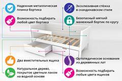 Кровать-тахта мягкая «Лаванда-графит»