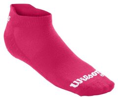 Носки теннисные Wilson Kaos II No Show Sock 1P - love potion/white