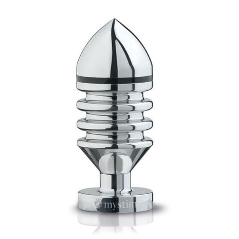 Металлическая анальная пробка Hector Helix Buttplug S - 10 см. - MyStim 46205