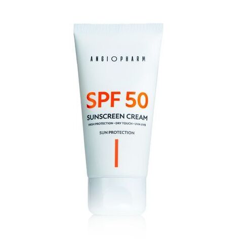 AngioPharm СОЛНЦЕЗАЩИТНЫЙ КРЕМ ДЛЯ ЛИЦА SPF 50, 50 мл. | SUNSCREEN FACE CREAM SPF 50