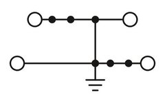 QTTCB 1,5-PE-Двухъярусная заземляющая клемма