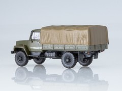 GAZ-3308 Sadko flatbed awning khaki 1:43 DeAgostini Auto Legends USSR Trucks #26