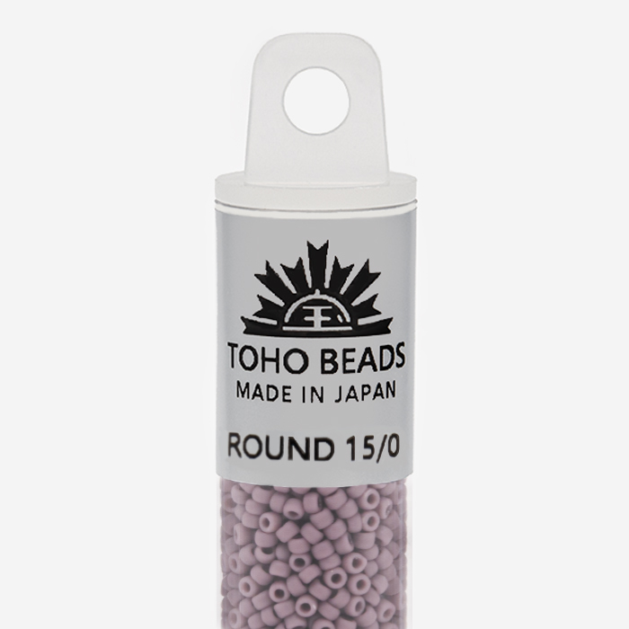 Японский бисер TOHO Round 15/0 (№52F), непрозрачный матовый