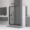 RGW 32091414-14 Душевая дверь RGW CL-14B Чёрный Прозрачное