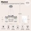 Подвесной светильник Maytoni Colline MOD083PL-04CH