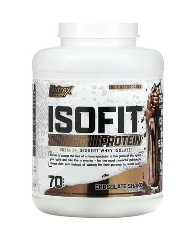 Nutrex Research IsoFit, со вкусом шоколадного коктейля, 2317 г (5,1 фунта)