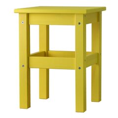 Табурет деревянный Одвар 33х33 см из массива сосны, желтый