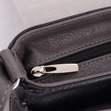 Сумка Саломея 106 мульти итальянский серо-черный