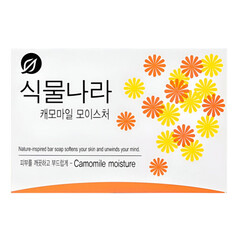 Мыло туалетное с экстрактом ромашки LION Shingmulnara Сhamomile Soap 90 гр