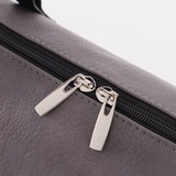 Сумка Саломея 595 мульти итальянский серо-черный