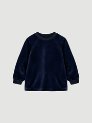 Велюровый свитшот оверсайз Mjölk Navy