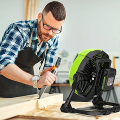 Вентилятор Grenworks G24FAN 24V аккумуляторный с гибридным питанием, без АКБ и ЗУ