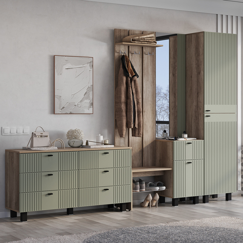 комод ОЛИВА КМ-04 (дуб каньон/эвкалипт)