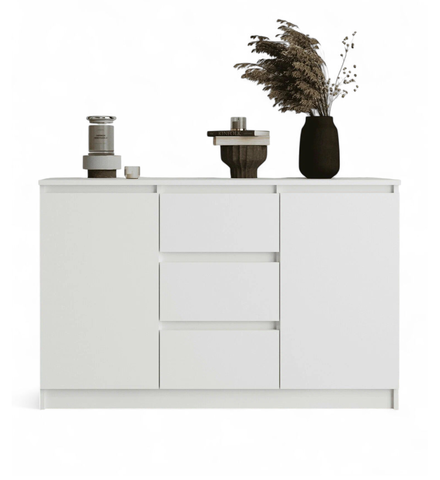 комод МОРИ МК 1200.3 (белый)